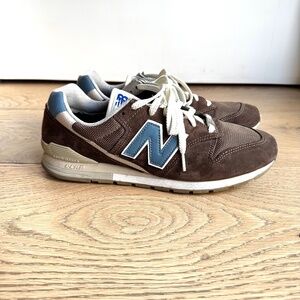 New Balance 996 Men's Sneakers - Brown/Blue Size 9.5